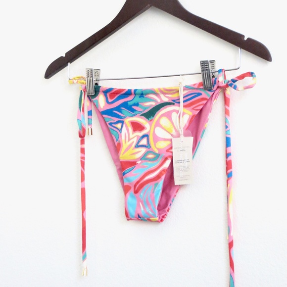 NEW! Kenny Flowers The Colombia  Adjustable Thong Bikini Bottom SZ S, L - Picture 5 of 8
